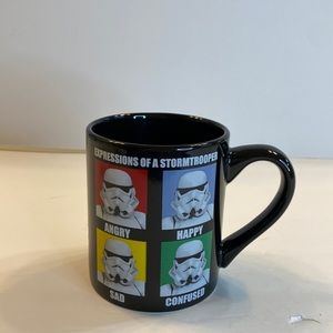 Expressions of a Stormtrooper coffee mug